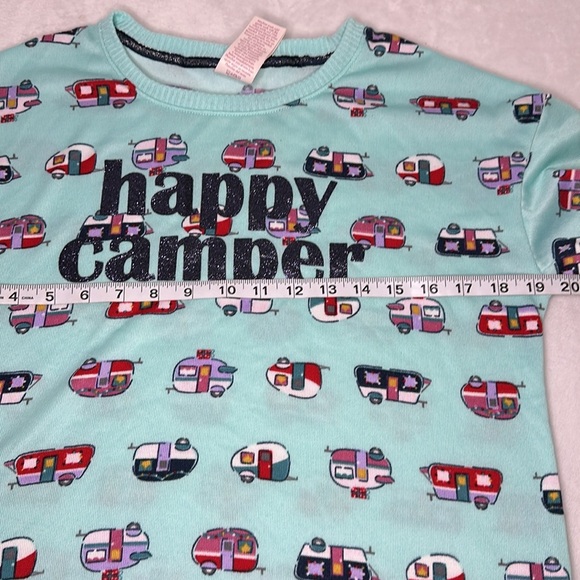 Secret Treasures Happy Camper Pajama Set Small-Medium - Picture 7 of 8